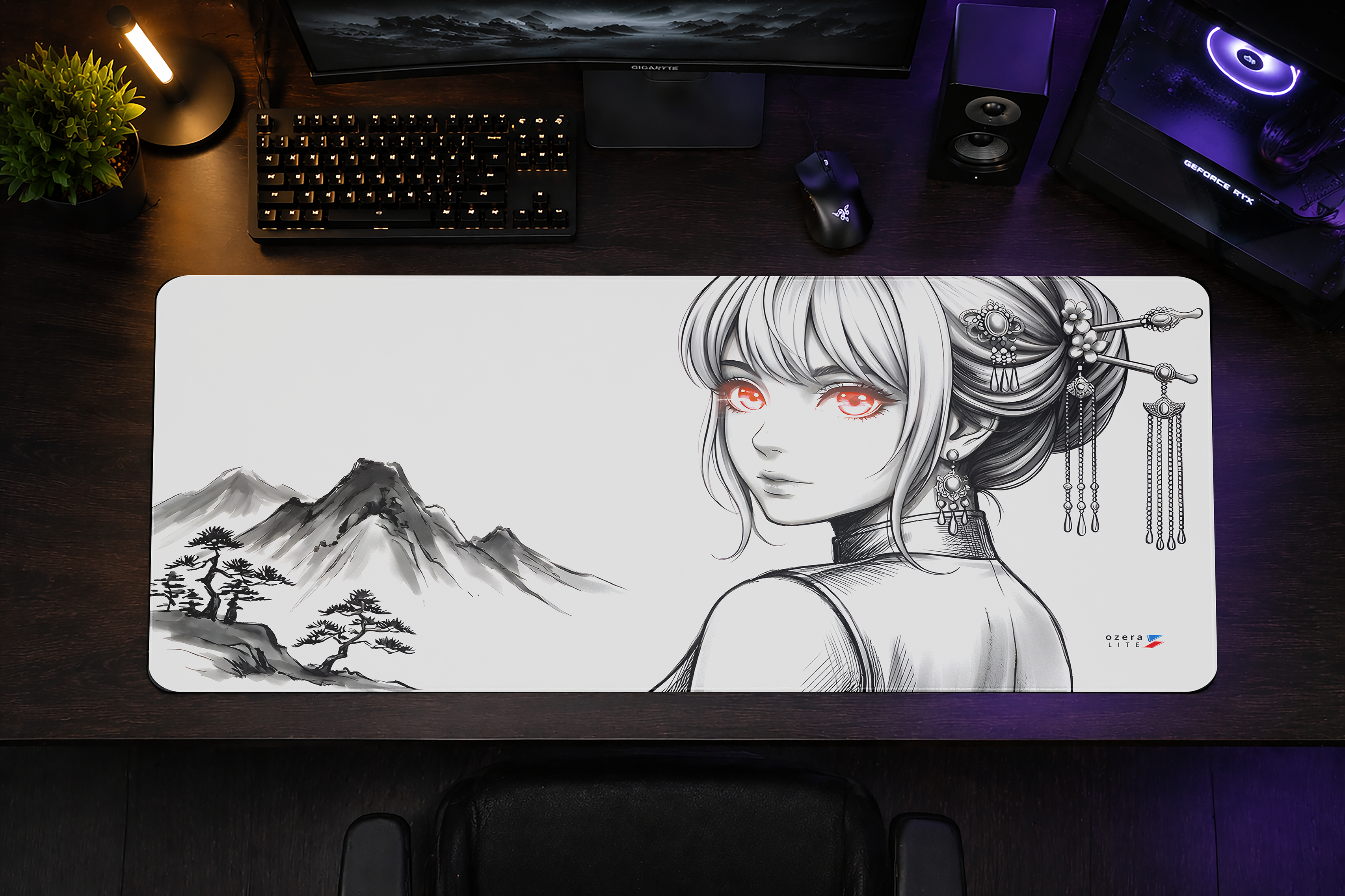 Ink Portrait Elegance