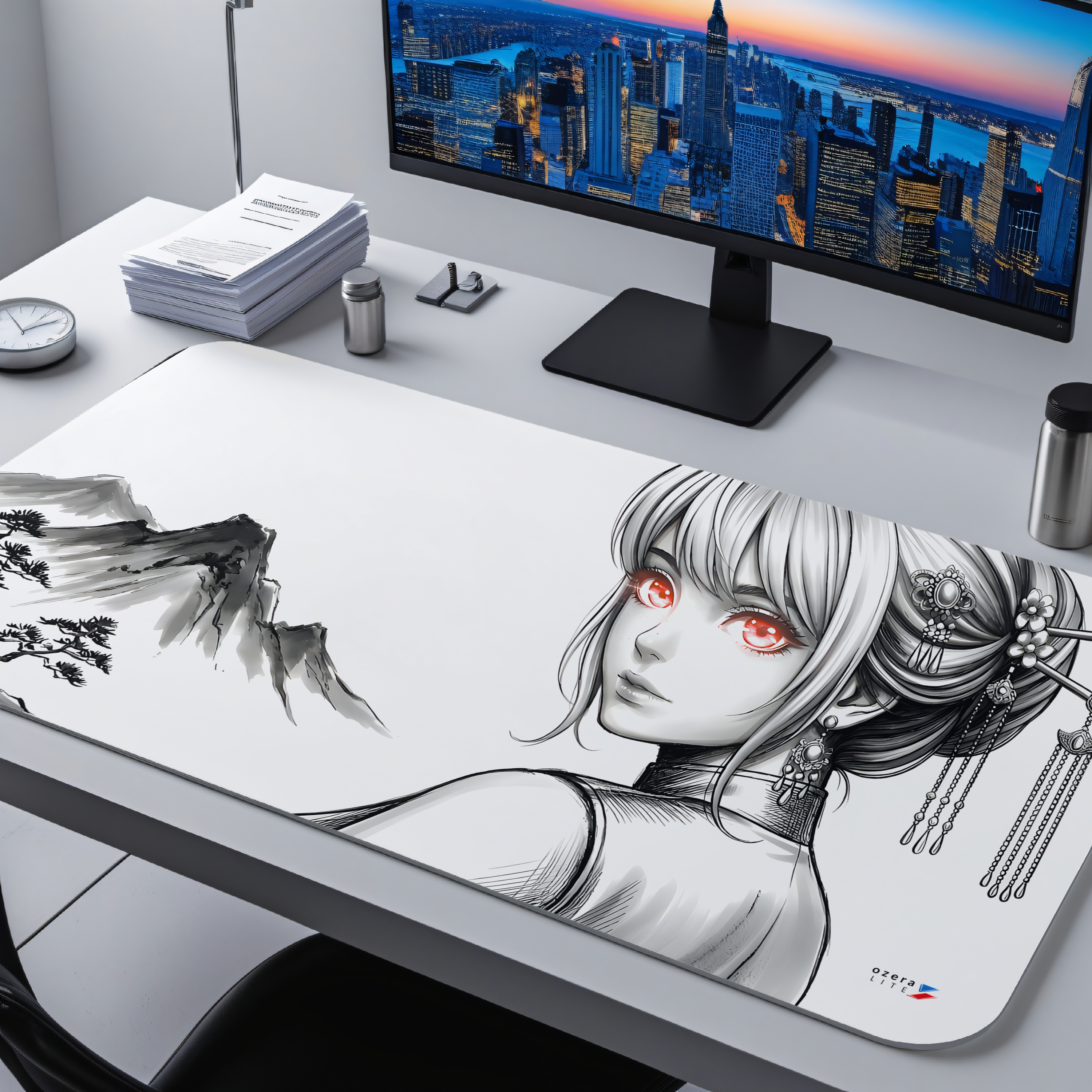 Ink Portrait Elegance