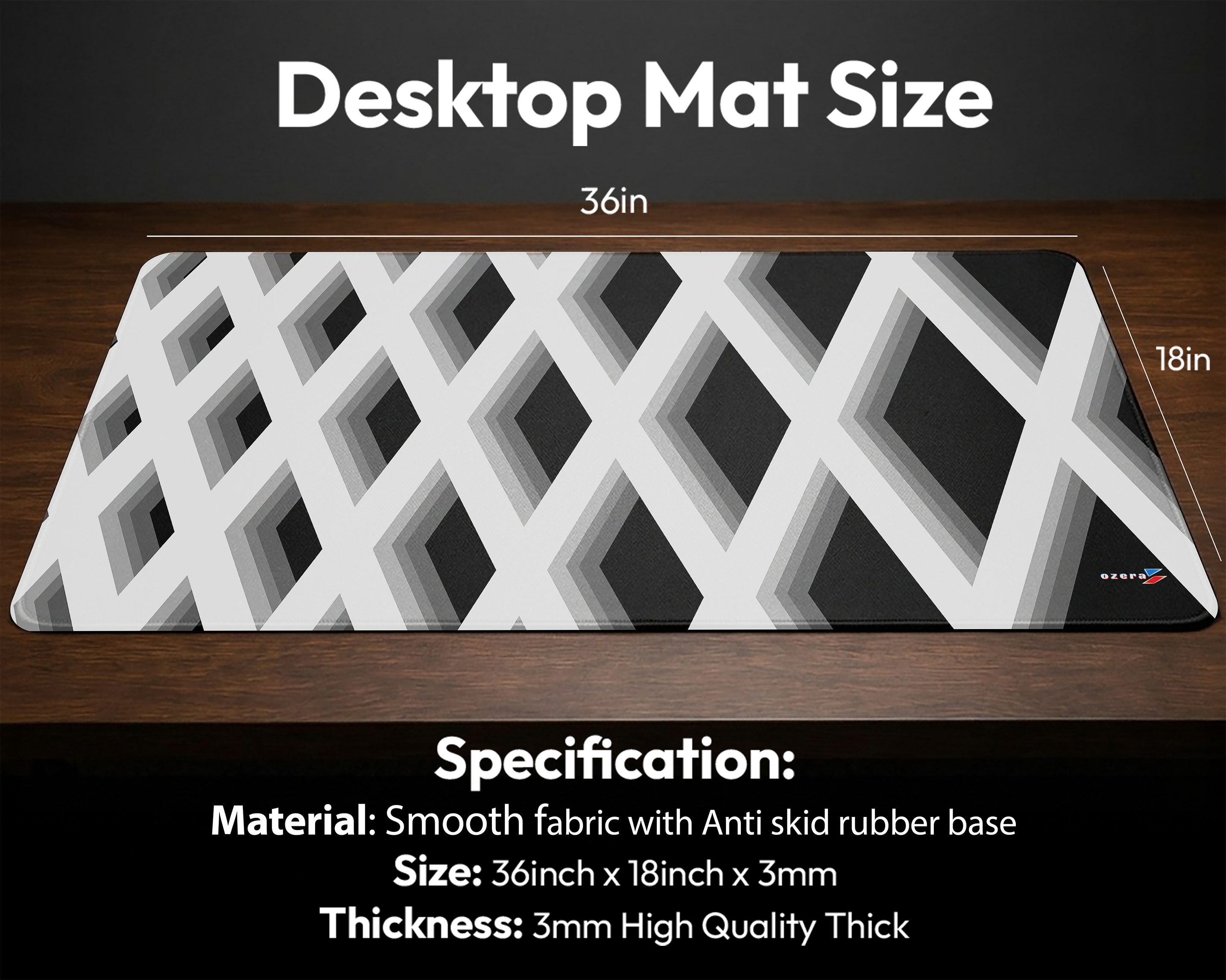 Monochrome Interlock Pattern