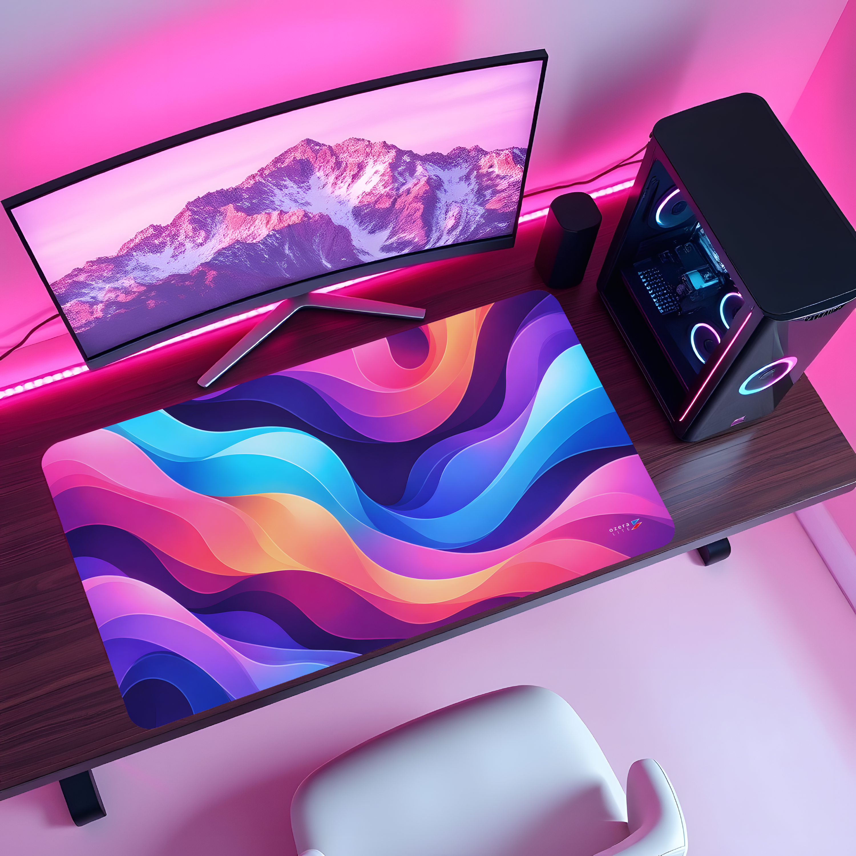 Neon Spectrum Fluid Motion