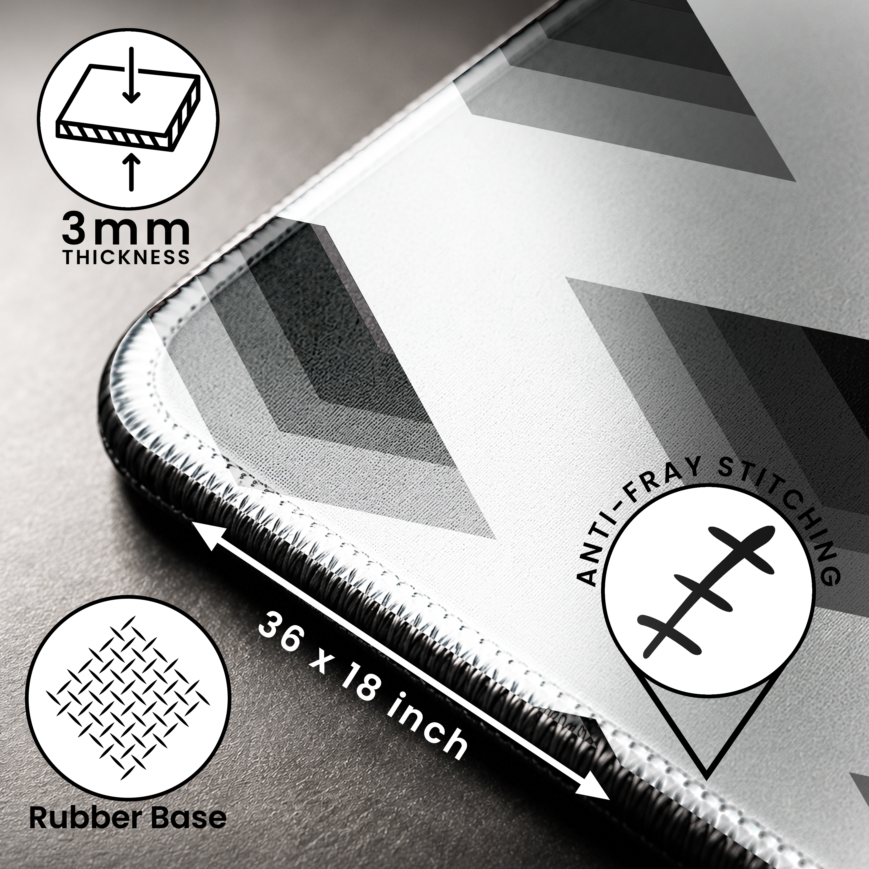 Monochrome Interlock Pattern