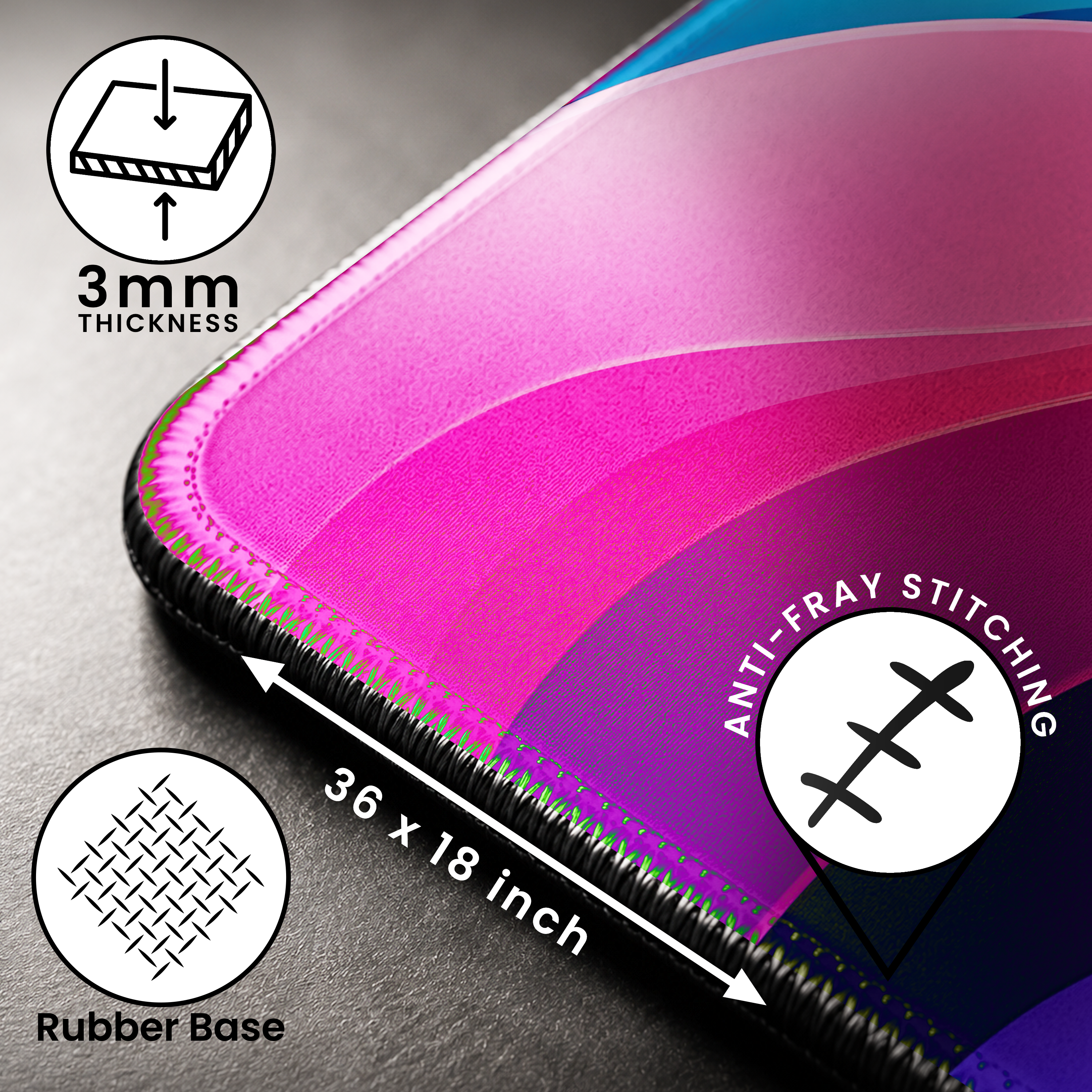 Neon Spectrum Fluid Motion