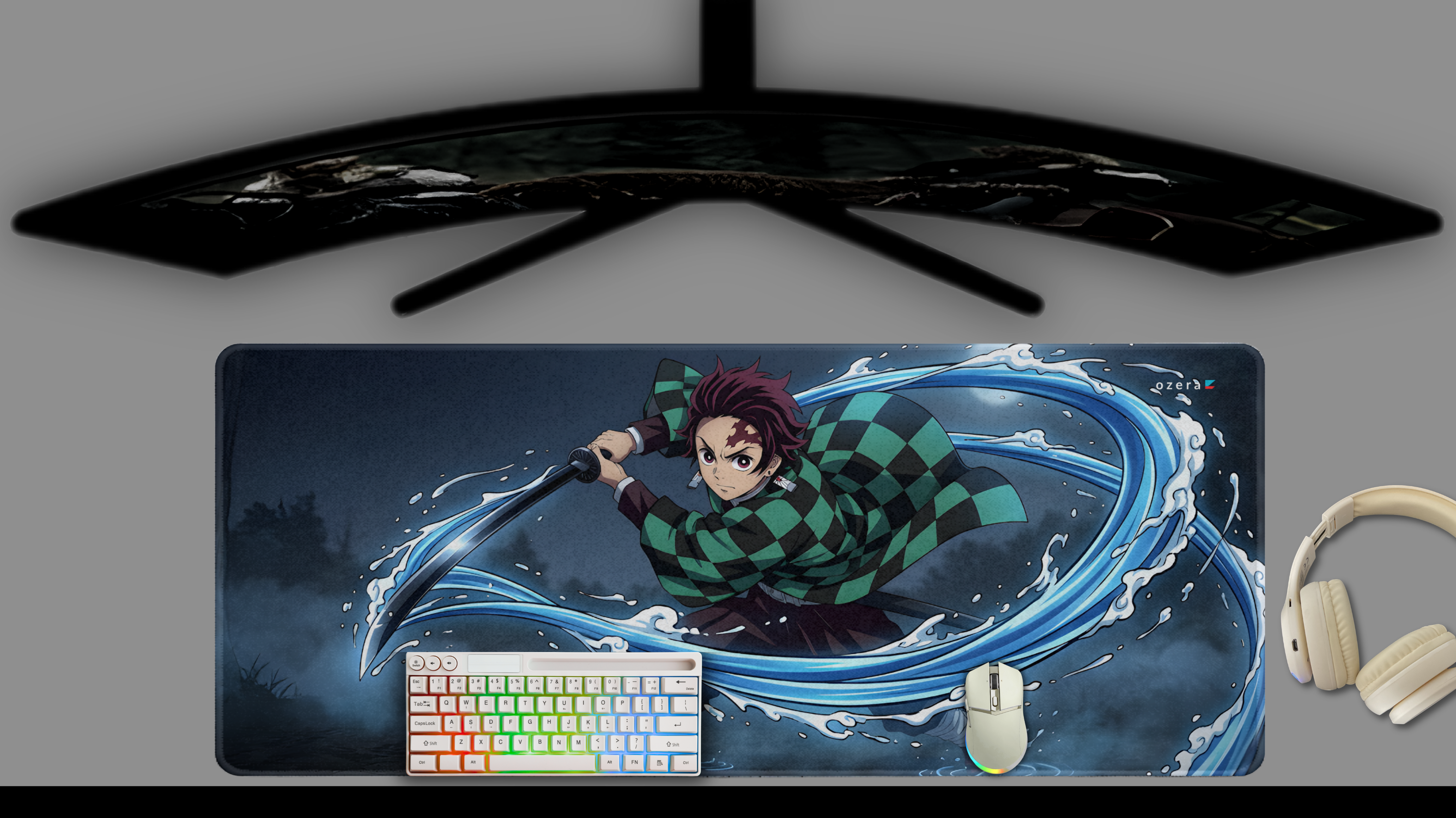 Water Breathing Constant Flux Mousepad